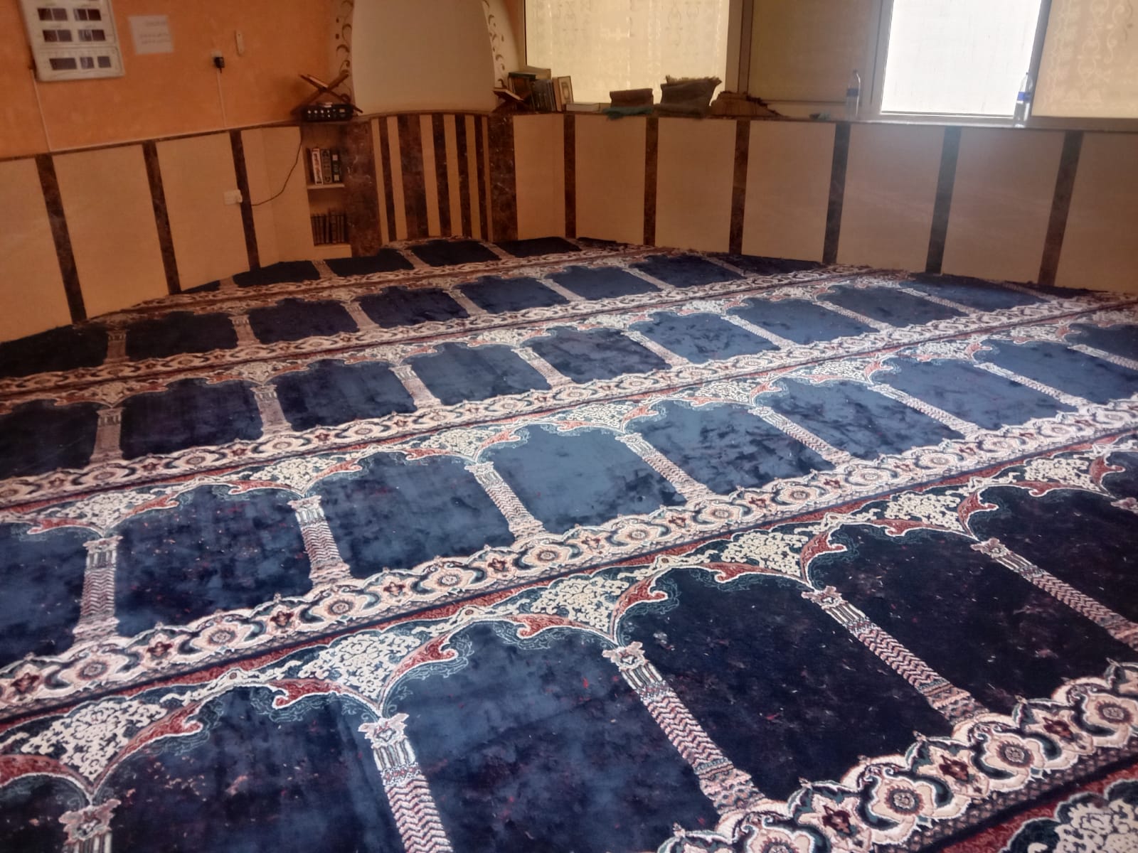 Finished Prayer Hall Carpet by TurfVilla Dubai
