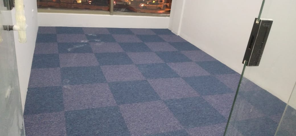 Carpet Tiles — Commercial Room project by TurfVilla