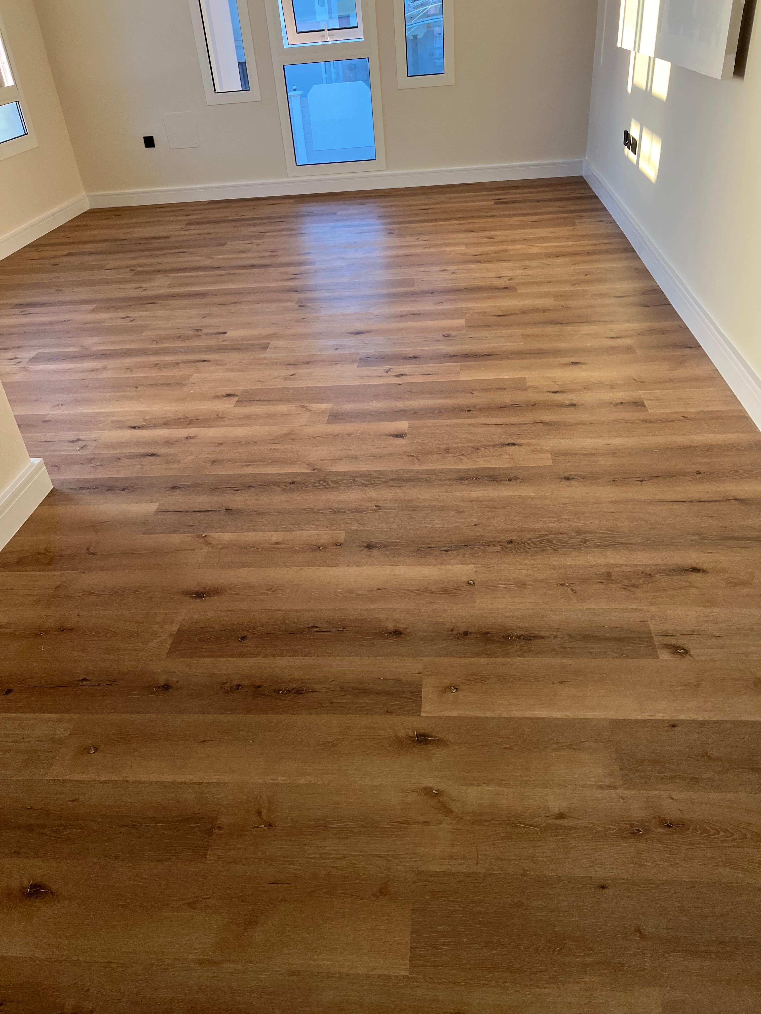 Dark Oak Interior Flooring by TurfVilla Dubai